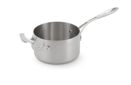 Vollrath 49414 2 Qt. Stainless Steel Miramar Display Cookware Sauce Pan