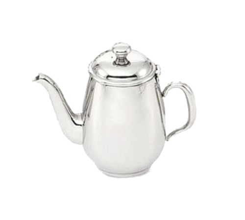 Vollrath 46593 4.5" H 12 Oz. Stainless Steel Gooseneck Spout Hollow Tubular Handle Orion Coffee Server