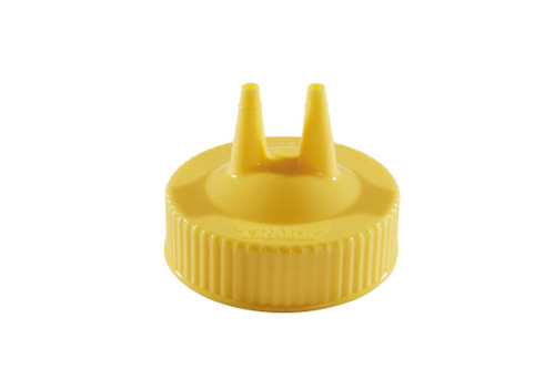 Vollrath 2300-08 Yellow Wide Mouth Twin Tip Replacement Color Cap