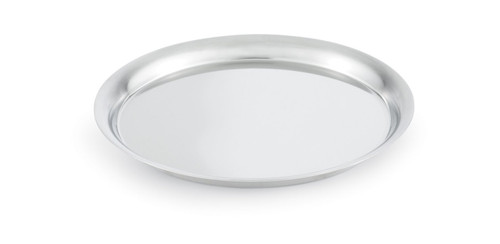 Vollrath 82006 7 1/4" Dia. Stainless Steel Satin/Mirror Round Tray/Cover