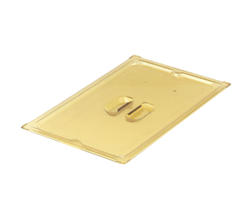 Vollrath 33400 High-Temp Amber Plastic Super Pan 1/4 GN Solid Cover