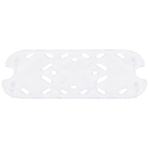 Vollrath 29400 Low Temperature Clear Polycarbonate Super Pan 1/4 GN False Bottom