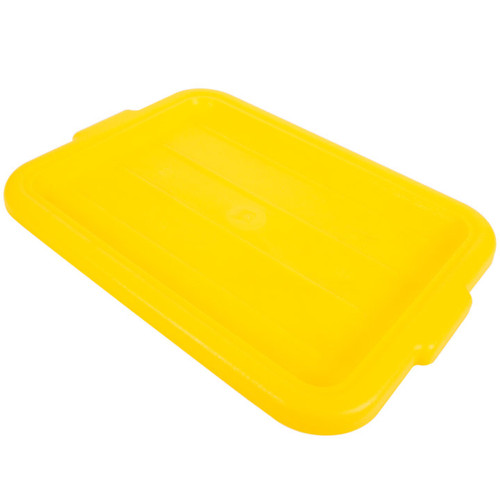 Vollrath 1522-C08 20"W x 15"D Yellow Plastic Traex Color Mate Food Storage Box Recessed Cover