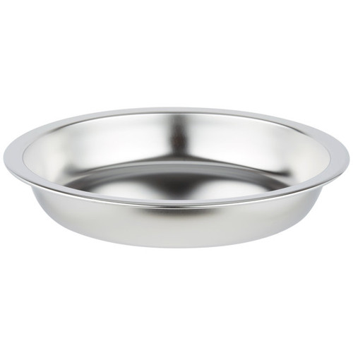 Vollrath 49333 4.2 Qt. Round Stainless Steel Food Pan