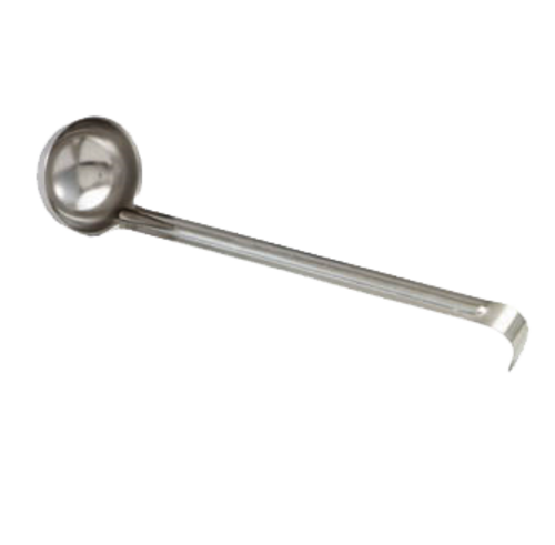 Vollrath 46810 1/2 Oz. 1 15/16" Bowl Dia. 11" Handle One-Piece Stainless with Grooved and Hooked Handle Ladle