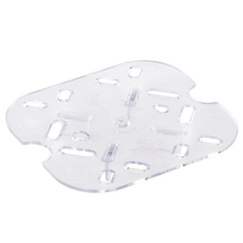 Vollrath 29600 Low Temperature Clear Polycarbonate Super Pan 1/6 GN False Bottom