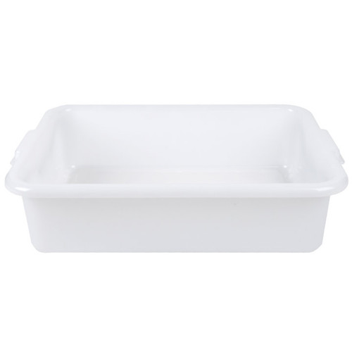 Vollrath 1511-C05 20" W x 15" D x 5" Deep White Plastic Perforated Traex Color Mate Drain Box
