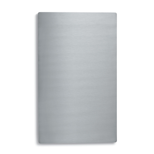 Vollrath 8220014 12.75" W x 21.13" D Stainless Steel Solid Blank Miramar Template