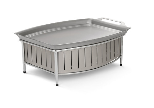 Vollrath 77541 25.56" W x 17.44" D x 1.44" H Rectangular Stainless Steel Griddle Pan