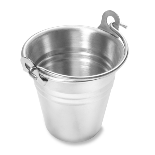 Vollrath 59786 6 Oz. 3" Top Diameter 3" H 1.8" Base Diameter Stainless Steel Mini Bucket