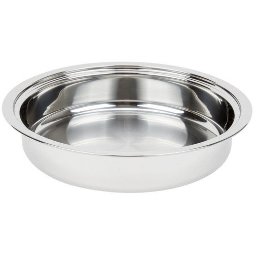 Vollrath 46507 4 Qt. Round Stainless Steel Heavy Duty Food Pan