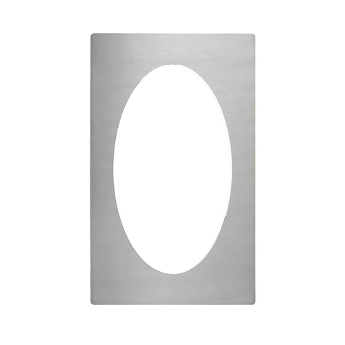 Vollrath 8243614 12.75" W x 21.13" D Stainless Steel Single Size Oval Miramar Template