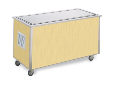 Vollrath 37013 60" W x 28" D x 34" H Mobile Enclosed Base 4-Series Signature Server Frost Top Serving Counter