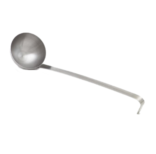 Vollrath 46904 4 Oz. Stainless Hooked Grooved 13" Handle Ladle