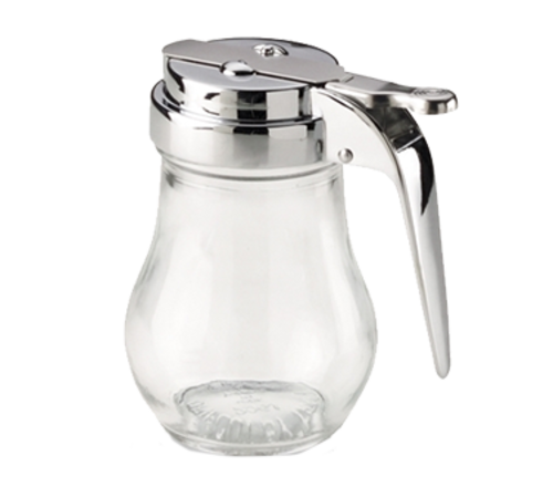 Vollrath 1206LJ 7 Oz. Clear Polycarbonate Jar Only Dripcut Syrup Server