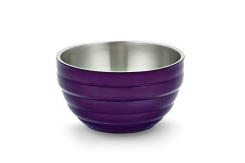 Vollrath 4659065 1.7 Quart 7 1/4" Dia. x 4" H Round Double Wall Insulated Serving Bowl