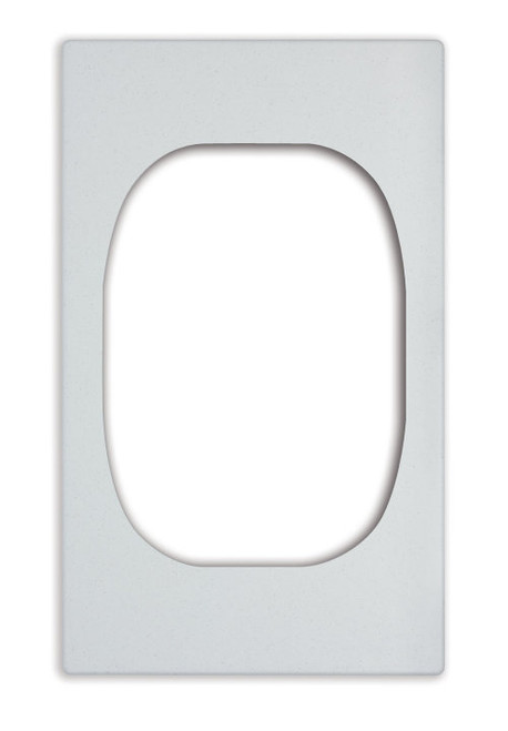Vollrath 8242720 White Stone Resin French Oven Pan Cutout Miramar Single Size Template for Miramar Cookware