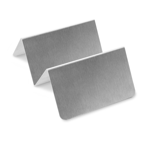 Vollrath 59787 1/2 Compartment 5" L x 4" W x 2" H Stainless Steel Mini Taco Tray