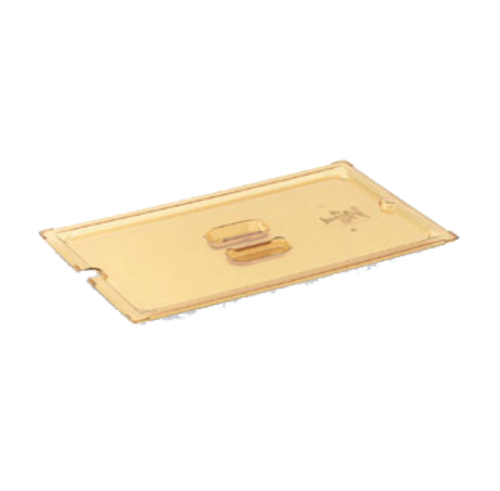 Vollrath 34400 High-Temp Amber Plastic Super Pan 1/4 GN Slotted Cover