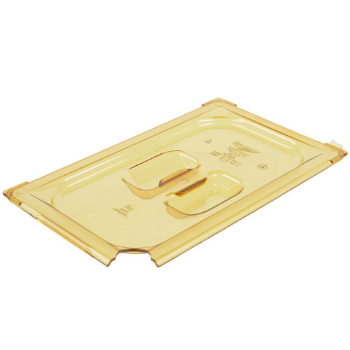 Vollrath 34400 High-Temp Amber Plastic Super Pan 1/4 GN Slotted Cover