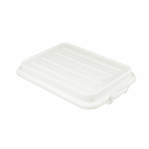 Vollrath 1500-C05 22-1/8"W x 15-5/8"D x 2-1/2"H White Polyethylene Traex Color-Mate Snap-On Lid