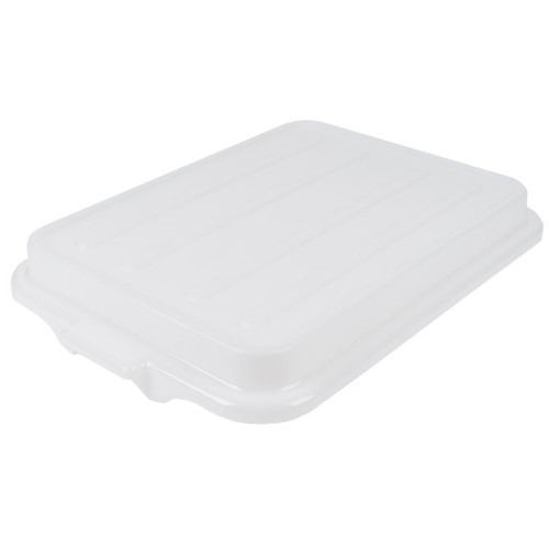 Vollrath 1500-C05 22-1/8"W x 15-5/8"D x 2-1/2"H White Polyethylene Traex Color-Mate Snap-On Lid