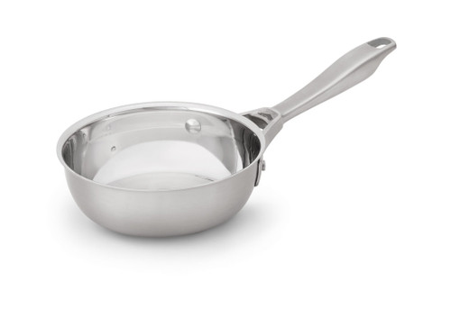 Vollrath 47790 1 Qt. Stainless Steel Body with Aluminum and Stainless Steel Clad Bottom Intrigue Stainless Steel Sauciers