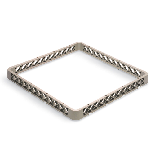 Vollrath TRA 19.75" W x 1.56" H Co-Polymer Plastic Open Compartment Full Size Traex Rack Max Dishwasher Rack Extender