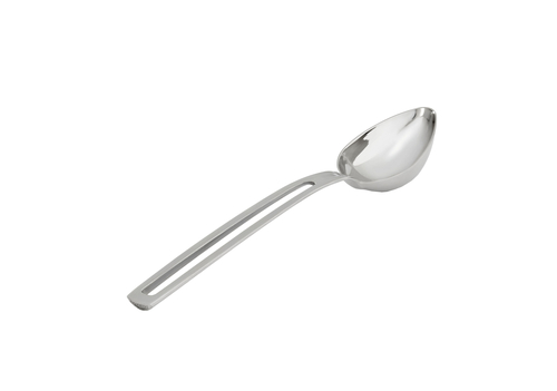 Vollrath 46721 2 Oz. Stainless Steel Solid Oval Bowl Miramar Contemporary Style Serving Spoon