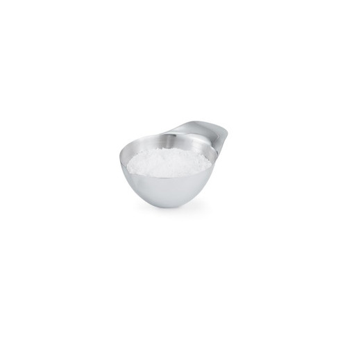 Vollrath 46659 16 Oz. 18/8 Stainless Steel One-Piece Construction Spouted Bowl with Round Handle Transfer Vessel