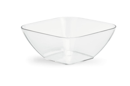 Vollrath V928000 4.23 Qt. Clear Large Square Acrylic Bowl