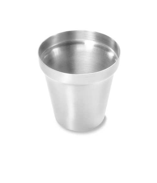 Vollrath 59798 4.7 Oz. 2 1/2" Top Diameter 2.5" H 1.7" Base Diameter Stainless Steel Mini Inset