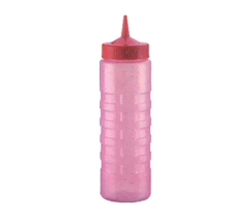 Vollrath 4924CJ-191 24 Oz. Wide Mouth Polyethylene Vista Green Traex Color-Mate Squeeze Bottle Only