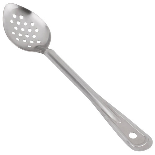 Vollrath 46975 13" L Stainless Perforated Serving Spoon