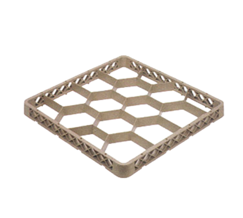 Vollrath TRM 19.75" W x 1.56" H (42) Compartments 2 3/4" Hexagon Full Size Co-Polymer Plastic Traex Rack Max Dishwasher Rack Extender