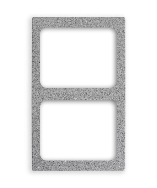 Vollrath 8244124 21.13" W x 12.75" D Plastic Gray Granite Pan Miramar Template