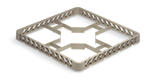 Vollrath TRK 19.75" W x 1.56" H (12) Compartments 7 1/2" Full Size Co-Polymer Plastic Traex Rack Max Dishwasher Rack Extender