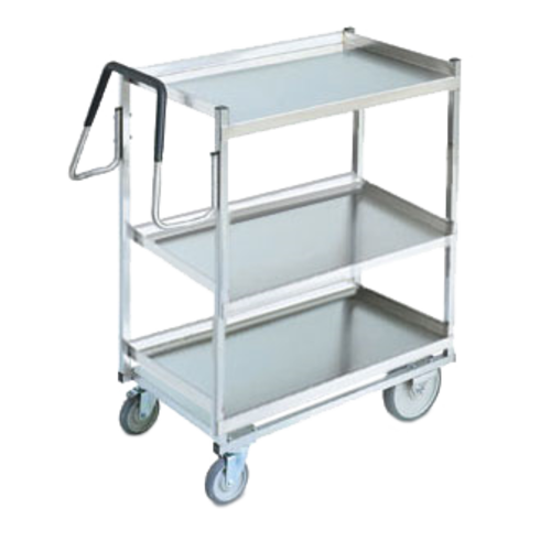Vollrath 97208 900 Pounds Stainless Steel 3 Solid Shelves Cart