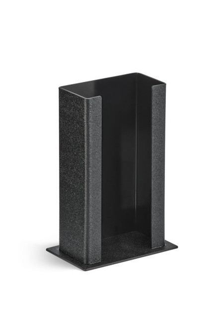Vollrath CSLV-1 6 1/2" W x 4 13/16" D x 9 7/8" H Black ABS Vertical Coffee Sleeve Dispenser