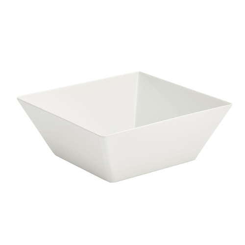 Vollrath V22204 6.625 Qt. White X-Large Square Melamine Bowl