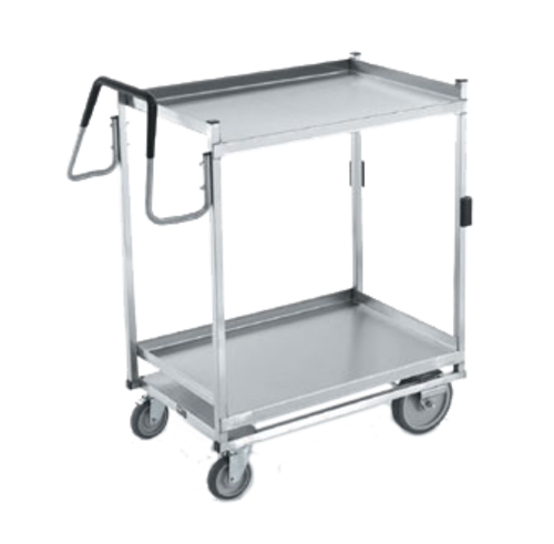 Vollrath 97207 900 Pounds Stainless Steel 2 Solid Shelves Cart