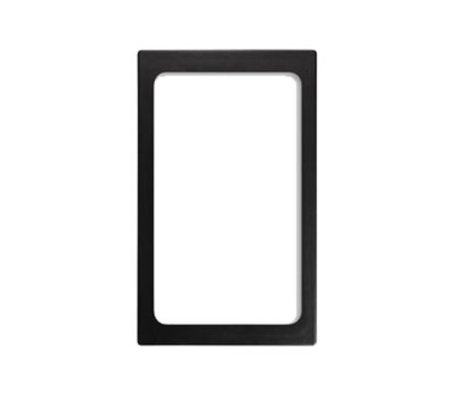 Vollrath 8244018 21.13" W x 12.75" D Plastic Pan Solid Black Miramar Template