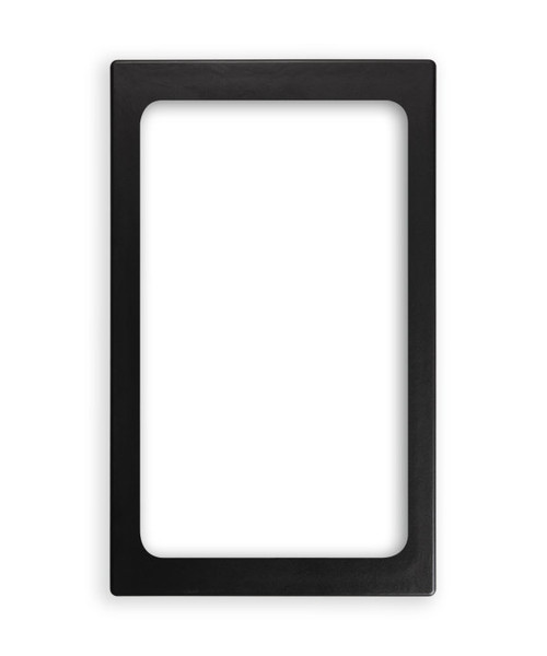 Vollrath 8244018 21.13" W x 12.75" D Plastic Pan Solid Black Miramar Template