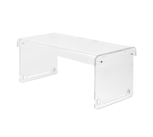 Vollrath MBA92819 24"W x 19-1/2"D x 16"H Thick Acrylic Panels with Nylon Bags Acrylic Mobile Breath Guard