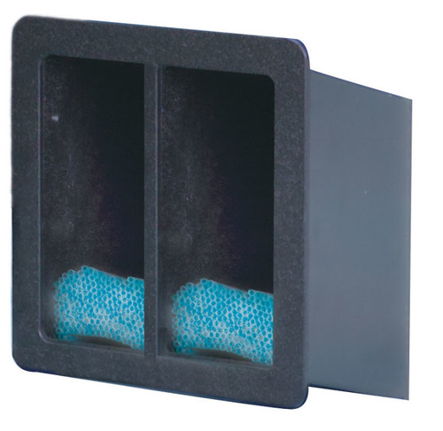 Vollrath FMS-5 Black ABS Plastic Flush Mount Stir Stick Holder