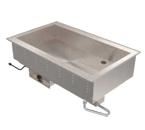 Vollrath 36504240 54.75" W x 26" D 15.63" H Stainless Steel Insulated Wells Drop-In Electric Bain Marie Hot Drop-In