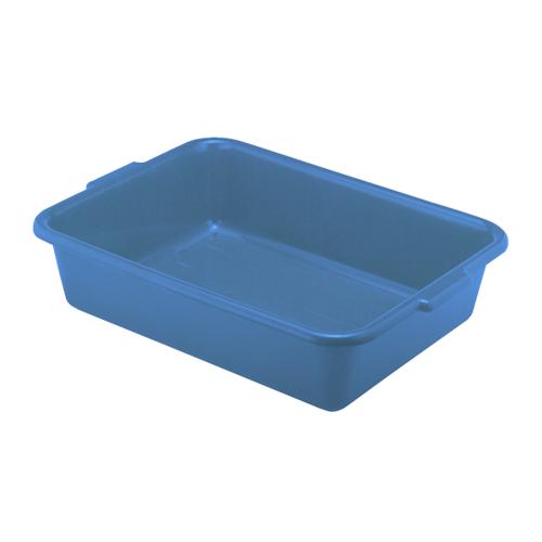 Vollrath 1521-C04 20"W x 15"D x 5" H Blue Plastic Traex Color Mate Food Storage Box