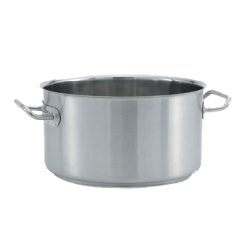 Vollrath 47733 17 Quarts Aluminum & Stainless Steel Clad Bottom Intrigue Sauce Pot