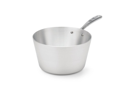 Vollrath 661155 5.5 Qt. 11 Gauge Aluminum Alloy with Natural Finish Wear-Ever Tapered Sauce Pan