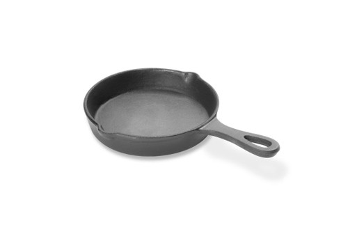 Vollrath 59736 7.8 Oz. 5 1/2" Dia. x 1" H Without Lid Cast Iron Mini Fry Pan